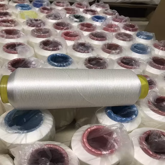 Filato di seta grezza di gelso 130/150 D, grado 3A 4A 5A in matasse