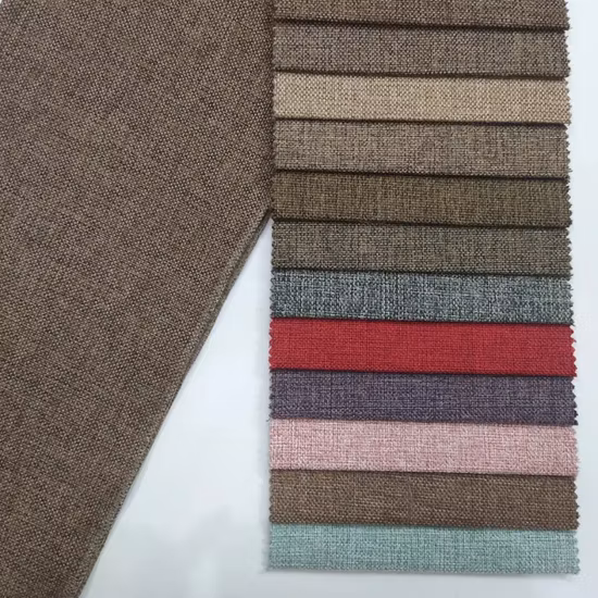 Tessuto per divano in lino per la casa Tessuto in poliestere di alta qualità tessuto 100% poliestere